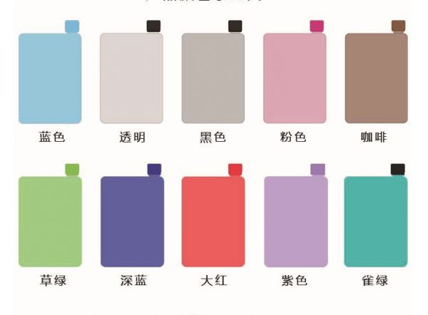 透明筆記簿水樽 A5-420ml / A6-350ml - Image 2