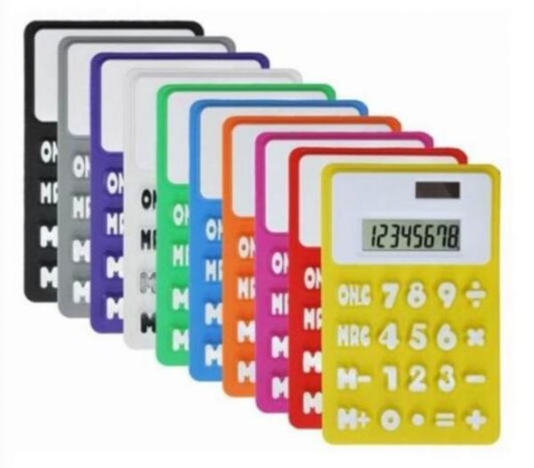 太陽能矽膠計算機 120X75X5MM