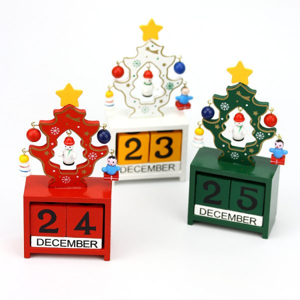 聖誕木質台曆 6x15CM - Image 7