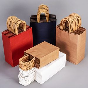 Paper Bag 15X8X21cm, 21X11X27cm, 26X12X33cm, 31X11X25cm, 41X13X31cm