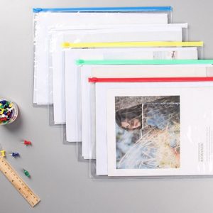 PVC防水透明拉邊袋 A4,A5,A6