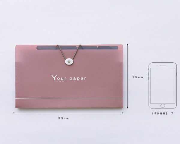 A4 Paper Expanding File Folder 33x25 cm - Image 8