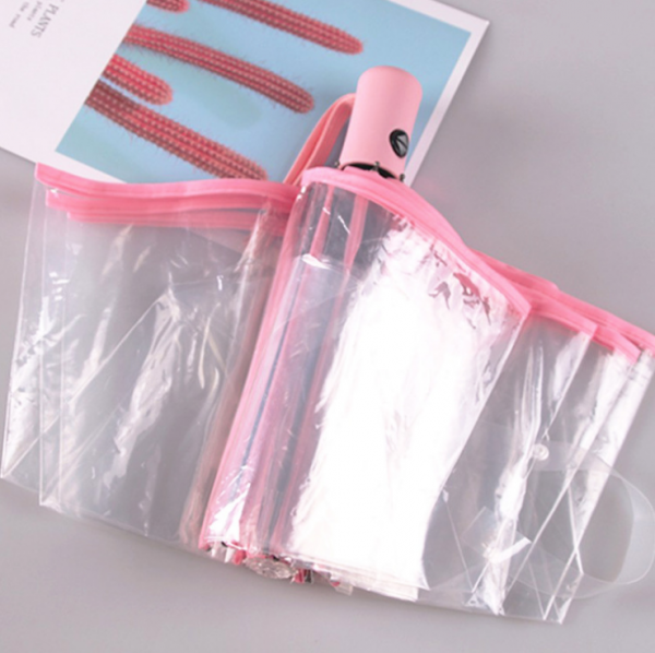Automatic transparent umbrella 21inch - Image 3