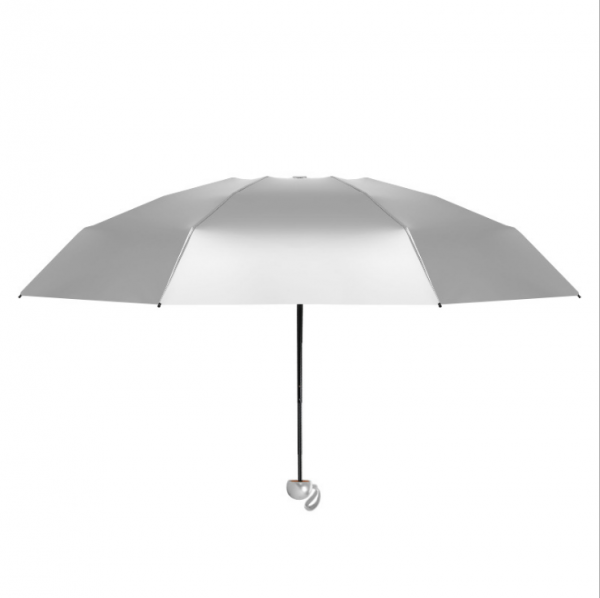 Titanium silver umbrella half-fold 8 bone umbrella 21inch - Image 8