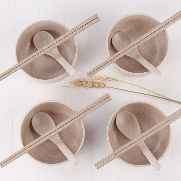 小麥秸稈餐具套裝 - Image 2